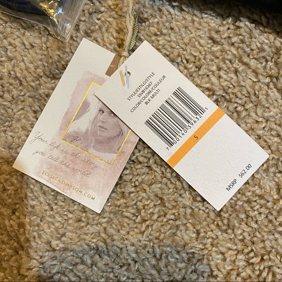 NWT patterned bandeau swim top - Picture 4 of 6